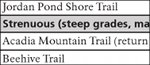 Acadia National Park hiking information thumbnail