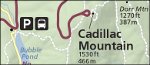 Acadia National Park map thumbnail