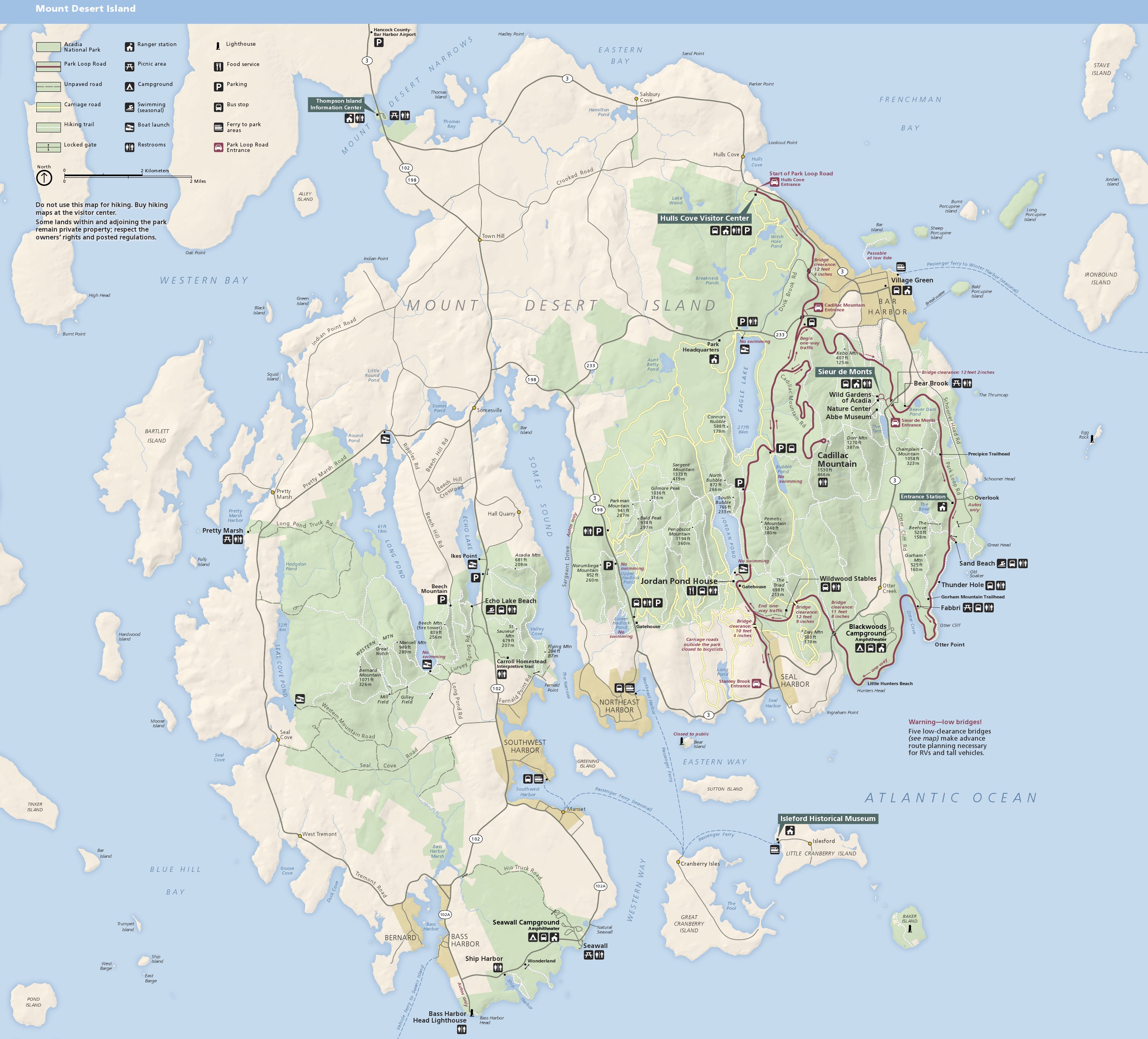 Acadia Maps NPMaps Just Free Maps Period Acadia Maps NPMaps Just Free Maps Period