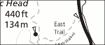Acadia Schoodic trail map