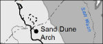 Arches backpacking map