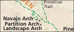 Arches Devils Garden map