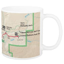 Arches National Park map mug