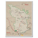 Arches National Park map poster