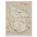 Arches National Park map poster