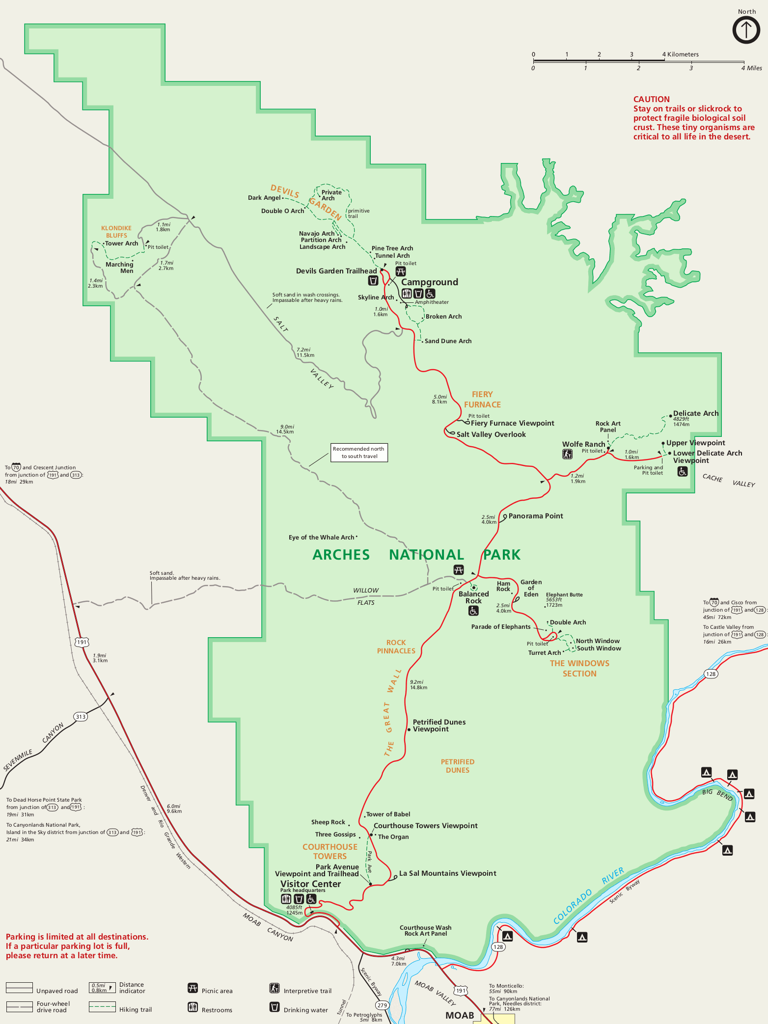 Arches Maps NPMaps Just Free Maps Period 
