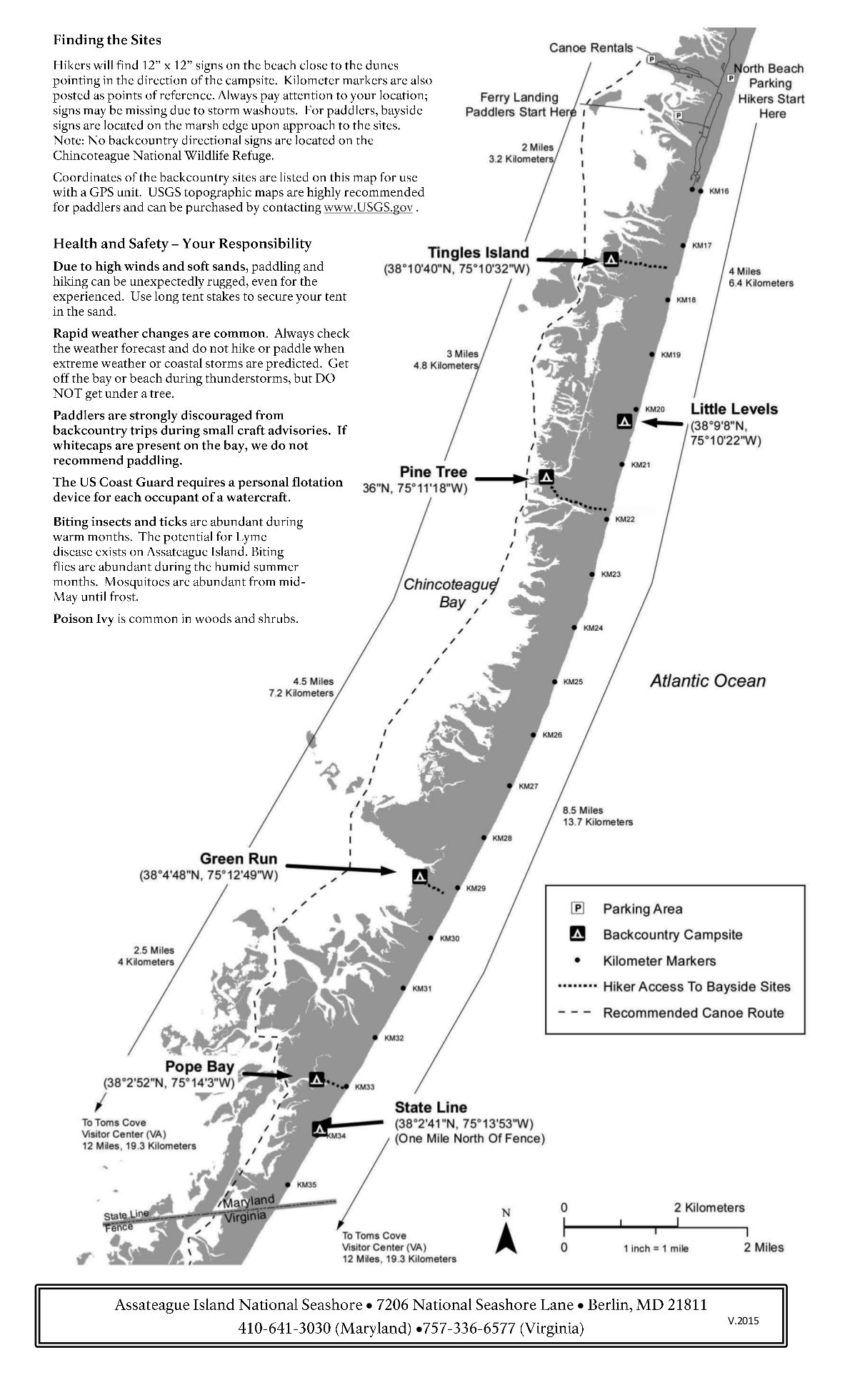 Assateague Island Maps Just Free Maps Period 