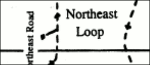 Badlands northeast loop bike map