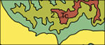 Badlands geologic map (east)