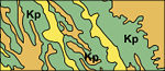 Badlands geologic map (south)