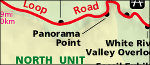 Badlands National Park map