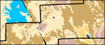 Badlands vegetation map