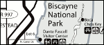 Biscayne National park South Florida regional map