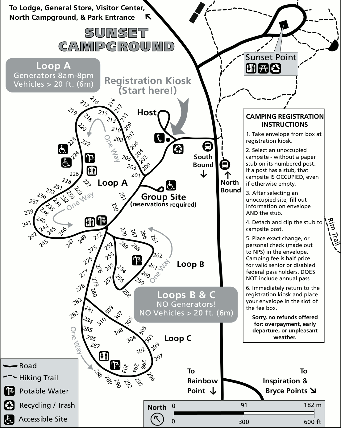 Bryce Canyon Map Pdf Bryce Canyon Maps | Npmaps.com - Just Free Maps, Period.