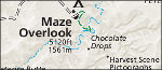 Canyonlands Maze map