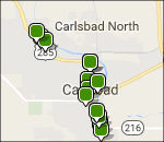 Interactive Carlsbad Caverns lodging map