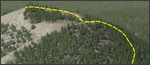 Crater Peak trail map