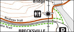 Cuyahoga Valley Station Road Bridge trail map
