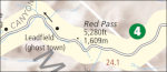 Death Valley roads and wilderness access map