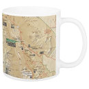 Death Valley National Park map mug