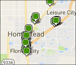 Interactive Everglades lodging map