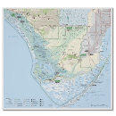 Everglades National Park map poster