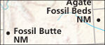 Cenozoic fossil parks map