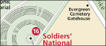 Soldiers National Cemetery map