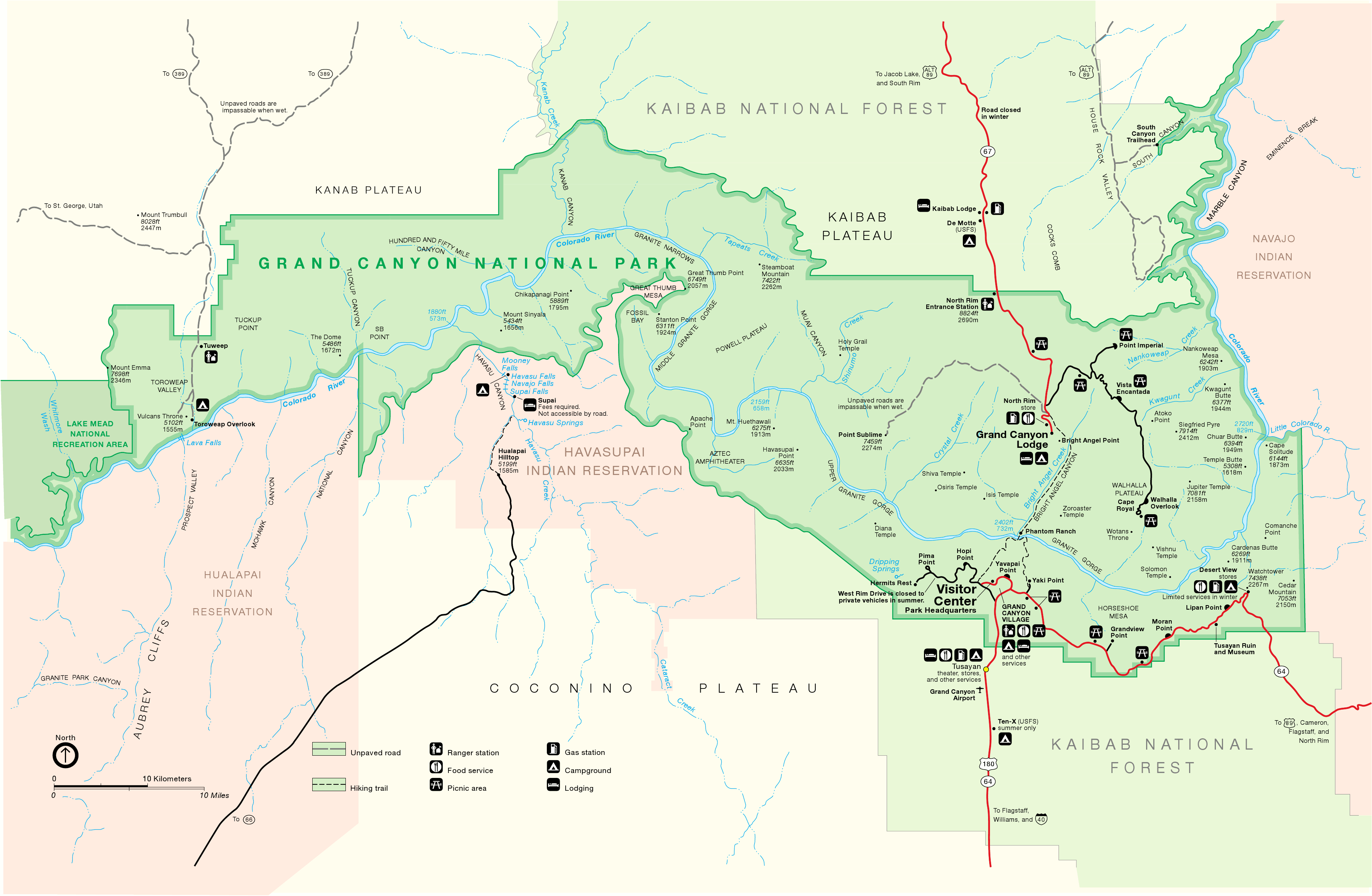 Grand Canyon Maps | NPMaps.com - just free maps, period.