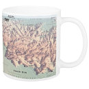 Grand Canyon National Park map mug