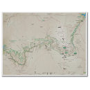Grand Canyon National Park map poster