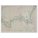 Grand Canyon National Park map poster