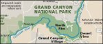 Grand Canyon National Park regional map thumbnail