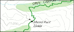 Grand Teton National Park Granite Canyon trail map