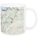 Grand Teton National Park map mug