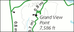 Grand Teton National Park Two Ocean Lake trail map