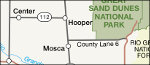 Great Sand Dunes National Park regional map