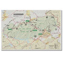 Great Smoky Mountains National Park map poster