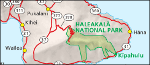 Haleakala National Park regional map thumbnail