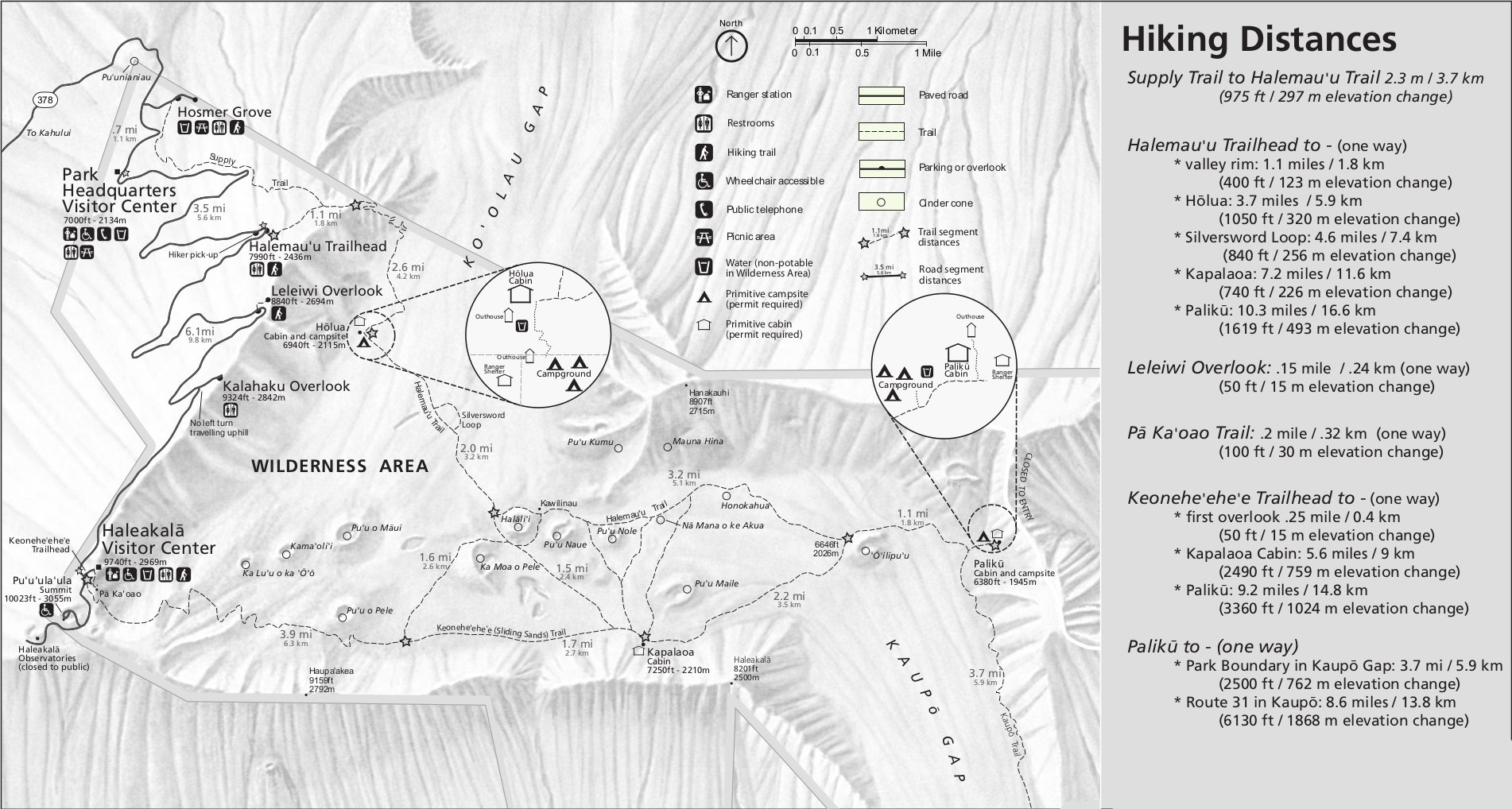 Haleakala Maps Just Free Maps Period
