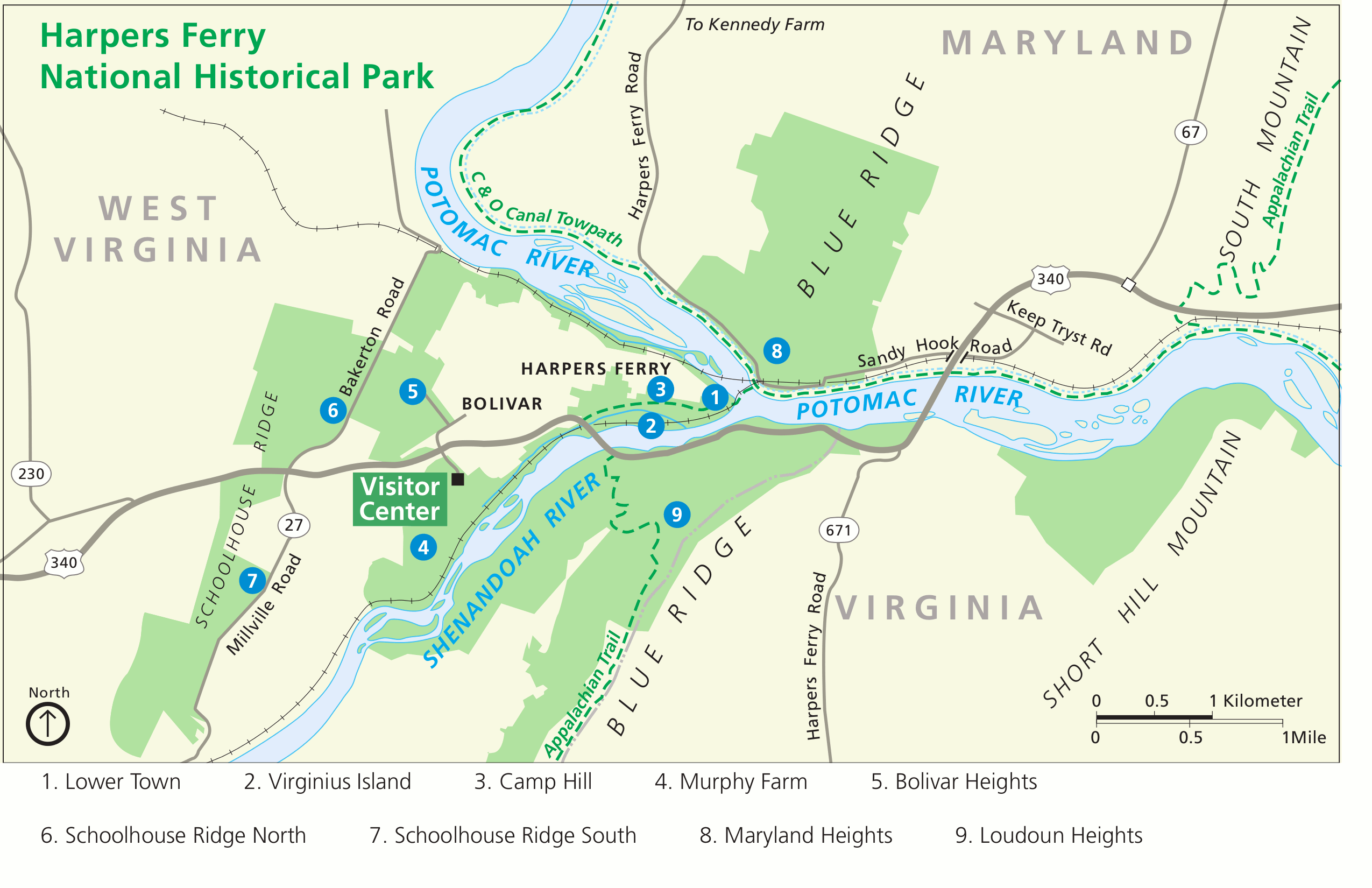 File Nps Harpers Ferry Printable Parkwide Map Wikimedia Commons