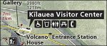 Hawaii Volcanoes National Park Kilauea map thumbnail