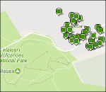 Hawaii Volcanoes lodging map