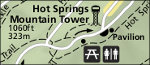 Hot Springs map