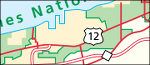 Indiana Dunes regional map