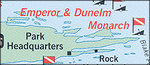 Isle Royale dive map