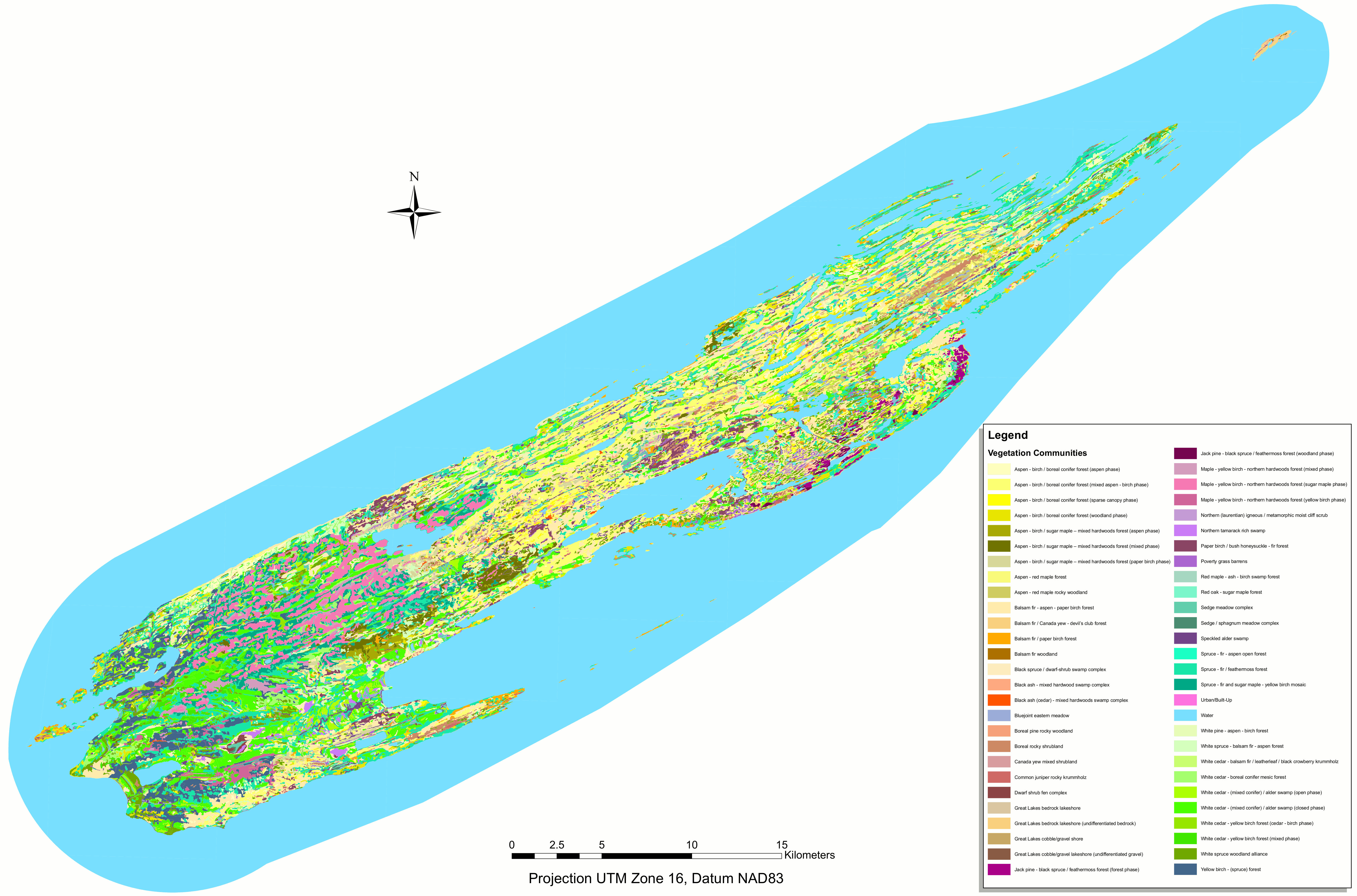 Isle Royale Mileage Chart