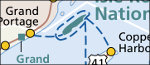 Isle Royale National Park regional map
