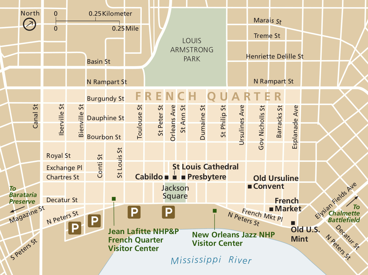 Printable French Quarter Map Customize And Print