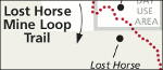 Joshua Tree Lost Horse Loop trail map